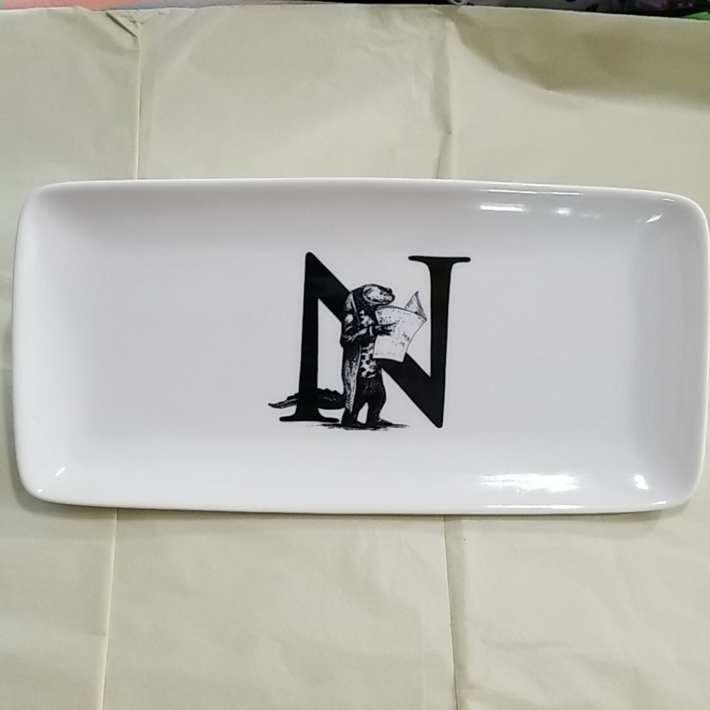 Williams-Sonoma x Rory Dobner N Newt With Newspaper Plate NWT